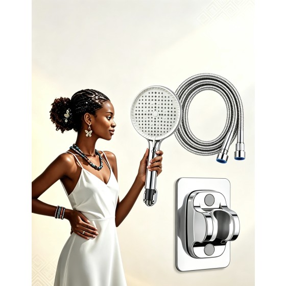 H26 chrome shower handle set,stock